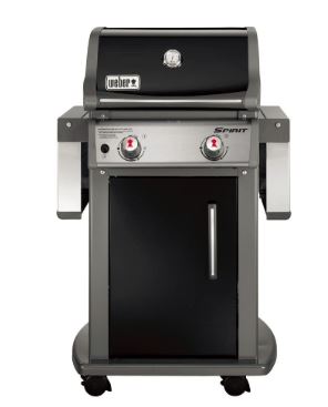 Weber Spirit 210 with folded side tables